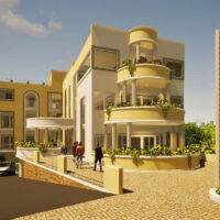 commercial development along Kigo Road